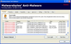 anti malware remove antivirus 2008