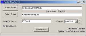how to create iso from files