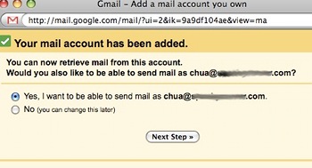gmail receive other email