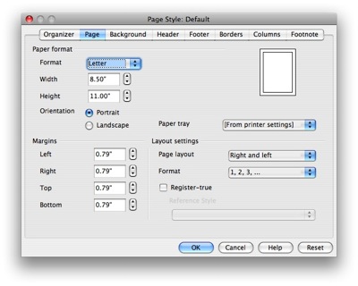 Openoffice writer change paper size - internetjokes.web ...