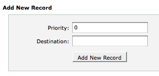 cpanel add new mx record, add new mx record