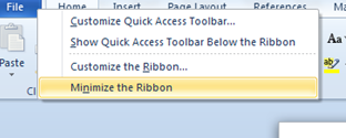 disable autohide ribbon word 2010, autohide ribbon word 2010