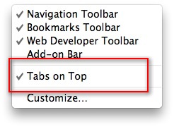firefox tab bar bottom, firefox move tab bar bottom 