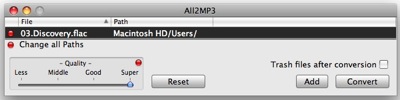 convert flac to mp3, flac to mp3