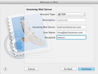setup email apple mail