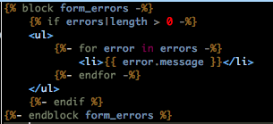 symfony2 customize form error